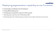 Deploying segmentation capability across Consumer